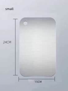 لوح تقطيع من التيتانيوم قطعة واحدة، لوح تقطيع من التيتانيوم النقي 100% المحسن حديثًا، لوح تقطيع من الفولاذ المقاوم للصدأ بحجم كبير/متوسط/صغير، لوح تقطيع معدني ثنائي الجوانب متين، لوح تقطيع للخضروات والفواكه، حصيرة عجن السوشي والعجين، أداة مطبخ