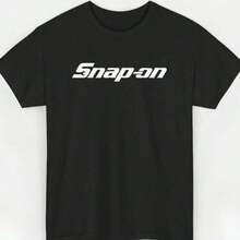 Summer BestsellersSnap On Tool Unisex Black White Workwear Merch Inspired Design Heavy Cotton Tee, Couple Clothing 2025Family T-Shirtsupple - 黑色 - 查看 1