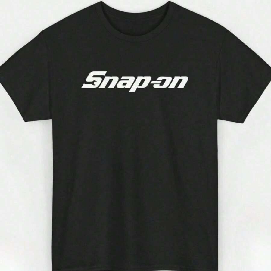 Summer BestsellersSnap On Tool Unisex Black White Workwear Merch Inspired Design Heavy Cotton Tee, Couple Clothing 2025Family T-Shirtsupple - 黑色 - 查看 1