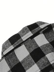 Men's Casual Plaid Button-Up Shirts - Soft Polyester, Long Sleeve Regular Fit, Purple & Yellow Checkered Patterns For Spring Summer Fall