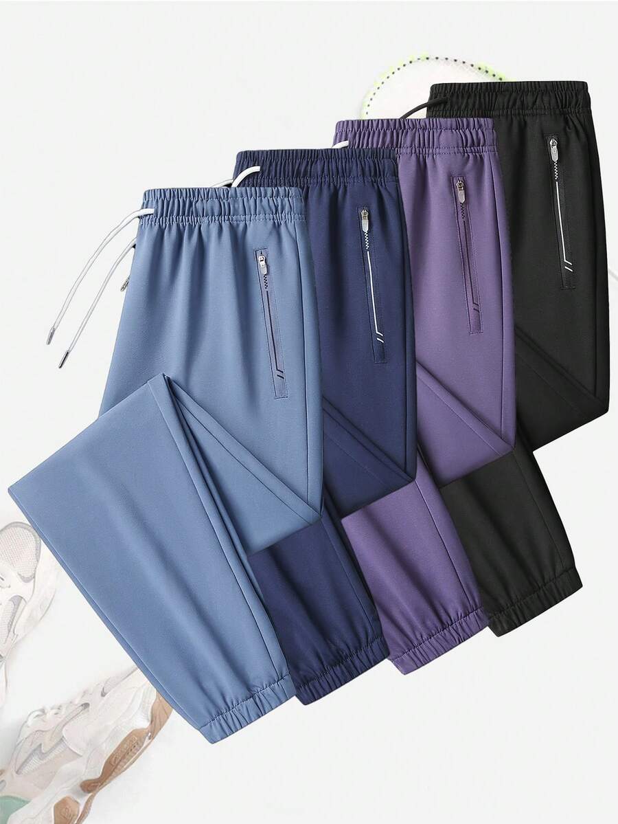 女士宽松慢跑裤 - 透气运动休闲裤，适合健身房和街头穿着，春季款 - 薄荷藍 - 查看 1