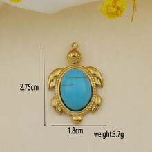 1pc Fashionable Minimalist Natural Stone Devil's Eye Tassel Pendant, DIY Jewelry Accessory For Necklaces, Earrings, And Other Jewelry