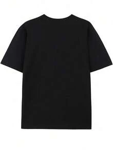Authorized By Disney, Star Baby-Shi Diqi Series Printed Patterns, Comfortable And Casual Men's Round Neck Sweaters, Daily Comfort To Wear Street Fashion , Disney Fans Must Have. - 黑色 - 查看 2