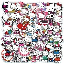 Sanrio 52PCS/ Bag Sanrio Sticker Halloween Q Version Graffiti Sticker Decoration Guitar Notebook Suitcase DIY Waterproof Cartoon Cute Pocket Book Bicycle Sticker Multiple Types Of Optional DIY Belong To Their Own Exclusive Items Wall Decor Room Decor Wall Stickers Wall Sticker Stickers Home Decor