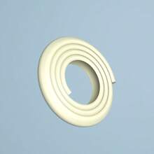 2m Baby Collision-Proof Strip, Table Corner Protection, Wall Corner Edge Protection, Child Bed Angle Wrap, Anti-Collision Protection, Sponge Adhesive Strip - Beige - View 8