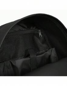 Mochila minimalista de estilo universitario americano: mochila escolar de gran capacidad para estudiantes, mochila de viaje y ocio con diseño de compartimento multifuncional, material ligero e impermeable, correas de hombro ergonómicas, estilo moderno y preppy (negro/rojo/blanco)