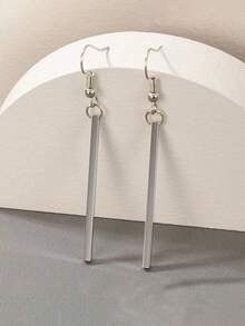 1 Pair Minimalist One-Piece Earrings, Suitable For Daily Wear
