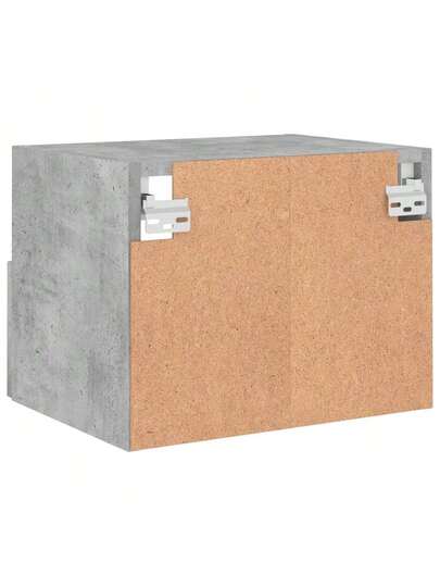 VidaXL TV Wand Unit 40x30x30 Cm, Finished Wood, Concrete Grijs view 9