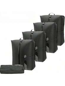 [Space-Saving Compression Bags] Reusable Travel Compression Bag, 1/4pcs Vacuum Storage Bags With Zipper For Space-Saving Luggage Organization - 彩色 - 查看 1