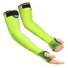1. ANSI-Cut Resistant, Heat-Resistant Polyaramid Fiber Sleeve With 17.3-Inch Thumb Hole - Fire-Resistant Arm Guard For Welding, Yard Work, Kitchen Tasks, Pet Grooming, And Bite Protection. One Size Fits Most. Made From High-Performance Polyaramid Fiber.