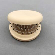1pc Multifunctional Makeup Mirror With Air Cushion Massage Comb, Handheld Makeup Mirror, Portable For Outdoor Use - Multicolor - View 3