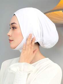 1 件/2 件女式氨纶颈部保暖头带，高弹性围巾帽，时尚纯色无檐小便帽，适合日常佩戴 - 彩色 - 查看 26