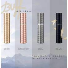 Travel Refillable Fragrance Perfume Atomizer 0.17fl. Oz5ml. Cologne Pocket Portable Sprayer Bottle Perfume. Scent Pump Dispenser Men And Women - Vàng hồng - Xem 6