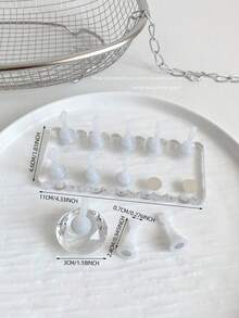 Soporte para práctica de arte de uñas con punta larga de acrílico y cristales, decoración de uñas vintage de flores de resina y cristal, uso en casa y salón, adecuado para madres, hermanas, esposas, amantes, bodas