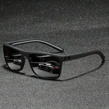 New Stylish Square Fashion Glasses For Men, Outdoor Sports Driving Fishing Cycling Glasses, Colorblock Casual Unisex All Season