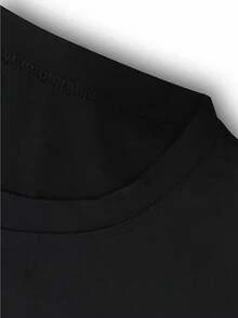 Women's Fashion T-Shirt, Fun Graphic Design "Middle Sister" - Soft Cotton, Crew Neck, Short Sleeves, Casual Women's T-Shirt - Summer Tops, Outdoor Summer Sports Basic - Black - View 3
