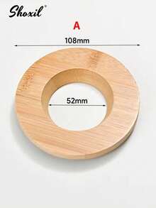 shoxil 1pc Coffee Filter Stand, Pour Over Filter Cup Stand, Cone Coffee Dripper Holder Rack, Wooden Filter Cup Holder, Suitable For V-Shaped Filter Cup - Wooden Support - View 13