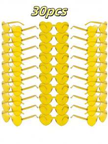 14pcs, 8pcs, 5pcs, 12pcs, 16pcs, 25pcs, 50pcs Heart Shaped Fashion Glasses, Elegant For Party And Everyday Use, All Seasons - Multicolor - View 29