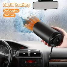 Máy sưởi đa năng 12V, máy sưởi rã đông, máy lọc không khí, máy sưởi kính chắn gió, thích hợp cho mùa hè và mùa đông, hình cốc, sưởi ấm nhanh chóng và tiện lợi - màu đen - Xem 7