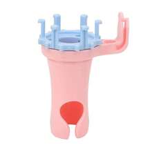 Máquina de tejer manual, telar de cuerda de doble cabezal, agujas de tejer para hilos, herramientas de costura y manualidades DIY, adecuadas para principiantes en costura y artesanos avanzados