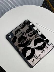 Ốp lưng iPad họa tiết môi đen hình hoạt hình tinh tế và đáng yêu này được làm từ acrylic trong suốt hai mặt, chống sốc và bền bỉ, tương thích với iPad thế hệ thứ 7, 8 (10.2 inch) và 10. Có khe cắm bút tích hợp, hỗ trợ chức năng ngủ/thức và nhiều chế độ giá đỡ gập. Món quà sinh nhật tuyệt vời. - Nhiều màu - Xem 2