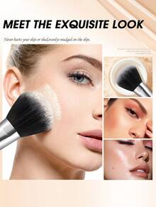 4/25件套化妆工具套装，包括：1个多功能拉链防水化妆包+20支化妆刷套装+2个化妆海绵+2个三角粉扑，化妆刷套装，化妆刷套装，化妆刷套装，全套化妆工具，化妆刷套装，化妆刷套装，化妆礼盒套装 - 黑色 - 查看 5