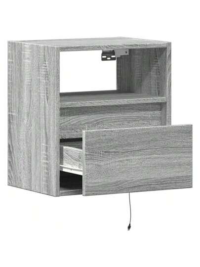 VidaXL TV Units LED Pcs 41x31x45 Cm Grijs Sonoma Oak view 9