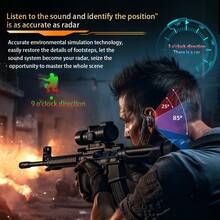 VAORLO E-Sports Gaming Headset 360° Surround Sound Hifi Stereo Wired Headphones 3.5mm/Type-C Input/USB Port/3.5mm Dual Jack/In-Ear Dual Microphone Gaming Headset Game Low Latency Earbuds Compatible With Laptops/Desktops/Mobile Phones/Tablets