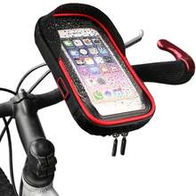 UK Waterproof Bike  Motorcycle Handlebar Mount Holder Case For Mobile Phone - Blue - View 3