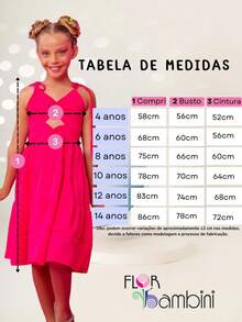 Young Girls Dresses - Hot Pink - View 2
