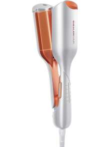 Beach Babe - Plancha ondulada para cabello de 2 barriles, 25 mm, con temporizador inteligente, temperatura ajustable, doble voltaje, anticalcáreo, rizador para ondas de playa y pelo de sirena - 1 - Ver 7