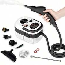 Akane 1500W High Power Steam Cleaner, Portable Handheld Steam Cleaner With Adjustable Temperature & Pressure, Quick Heating, 6 Brush Heads - Large Water Tank, Suitable For Kitchen, Bathroom, Furniture And Car - EU C Type Plug(220-240V) - View 12