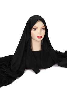 1 szt. Wygodny szalik hidżabowy, który trudno zsunąć - Wielokolorowe - Zobacz 11