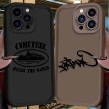 Luxury The World-C-Corteizs Case Compatible With  16 15 14 13 12 11 Pro Max X XS X S Max XR SE 2020 7 8 Plus 16 Silicone Phone, Cover Compatible With  17 Pro Max Case,  17 Pro Case,  17 Case,  16 Pro Max Case - 4 - 查看 3