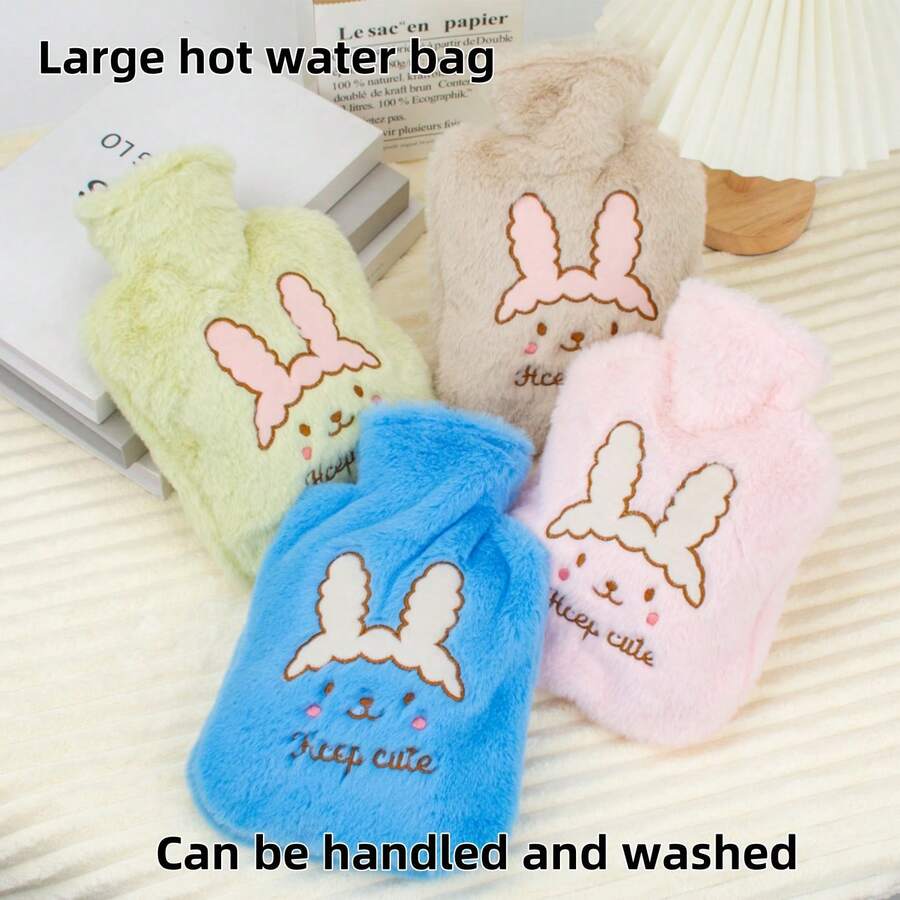 Autumn/Winter Hot Water Bottle, Small Thickened Warm Hand & Foot, Heat Therapy For Abdomen, Suitable For Women, Students, Bed