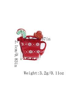 2PCS Christmas Tree & Santa Mini 5 Design Hair Clips | Holiday & Daily Hair Accessories Home Decor Christmas Decorations Room Decor Winter