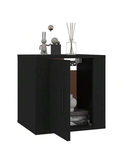 VidaXL TV Wand Units Pcs 40x34.5x40 Cm Zwart view 3