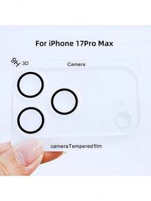 2pcs Camera Lens Protector Film Compatible With IPhone 17 Pro Max/17 Air/17 Pro Max, Full Coverage High Definition Lens Protection Applicable To Daily Shield, Office, Home Phone Camera Cover Waterproof Shockproof Anti-Fall Anti-Fall Scratch Resistant Anti-Fingerprint - Clear - View 13