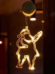 1pc Funny Christmas Window Lights, Luxury Ambience Decorative Lights Battery Box Style, Room With LED Lights Fairy Lights Clip Strings, Night Lights Hanging Photos, Bedroom, Mirror With Lights Weddings, Festivals, Party Decorations, Random Gifts Garden Lights Garden Decoration Wedding Decorations Room Decoration Gifts Birthday Graduation, Ambient Lights, Decorative Lights, Christmas Streamers, Christmas Lights (Three Sections Of Seven Batteries)Christmas Decoration XMAS Decor Christmas Tree Gift Decor Thanksgiving Wedding Home Decor Home Decor Fall Decor Autumn Decor Birthday Decorations For Gifts Party Supplies Indoor Outdoor Garden Holiday Festival Decor Halloween Decor Wall Decor Halloween Ornaments