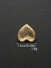 10颗金色金属纽扣，质感优雅，用途广泛，适用于衬衫、开衫、毛衣、夹克、西装、DIY工艺品、礼品包装配件、DIY工艺用品|奢华服饰点缀|高品质金属 - 彩色 - 查看 11