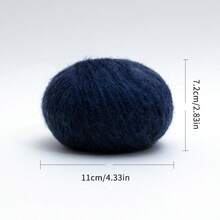 Luxury Wool Mohair Crochet Kit - 1-Pack Cashmere-Soft Yarn For Fall Christmas Halloween Home Decor, DIY Knitting Sweaters Scarves | Uncinetto Lana Gomitoli Borse Fai Da Te - Multicolor - View 16