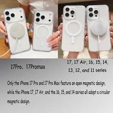 适用于 Galaxy A17 A16 A56 A06 A36 A26 的 Magsafe 磁吸充电手机壳,也适用于 Galaxy A15 A55 A14 A54 S25 Ultra S24 Ultra S23 Ultra S22 Plus S21 FE S25 FE,透明亚克力超薄保护壳,同时兼容 Apple 17/17pro/17promax/17air/16/16promax/16pro/16plus/15promax/15pro/15/14/13/12/11/Xr 系列。Apple 17 手机壳,亚克力手机壳 - 無色 - 查看 10