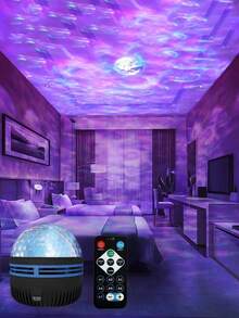 1pc Upgraded Galaxy Galaxy Star Projector Lamp - USB Powered Night Light, Ideal For Bedroom, Holiday, Wedding, Floral, Anniversary Decor, Romantic Home Accent, Best Gift For Friends - Multi-color light - View 8