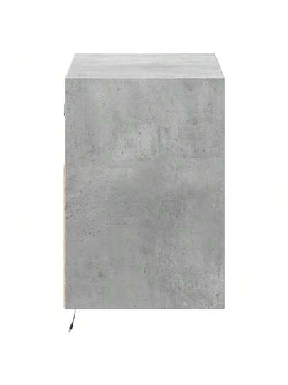 VidaXL TV Wand Unit LED Lighting 80x31x45 Cm Concrete Grijs view 7