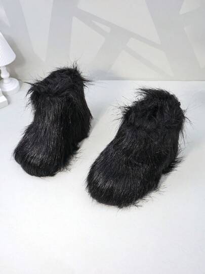 Children's Snow Boots, Thick Sole Warm Lined Ankle Boots For Toddler/Little Kids, Unisex, Autumn/Winter