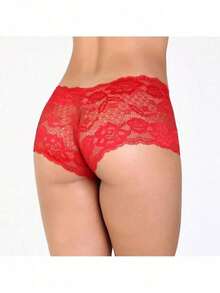 KIT 5 - Lace Briefs, Luxury Tanga Shorts, Sexy, Comfortable, Women's - 彩色 - 查看 7