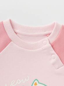 Balabala Baby Romper Newborn Clothes 2025 New Color Block Cute - Red Hue - View 6