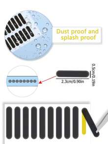 Mobile Phone Cleaning & Dust Proof Kit - Screen Cleaning Cloth + Speaker Dust Cover + Tweezers + Fine Tip Cotton Swabs - Multicolor - View 6