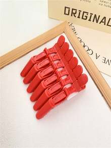 5Pcs Professional Crocodile Hair Clip For Hair Straightening, Cutting And Dyeing, Suitable For Salon, Home Use And Diy Hair Styling,Nonslip Hair Clips Accessories For Women Girls Holiday Gifts,Hairdressing Tools Fall Hair Accessories Autumn Hair Claw Fashion Claw Clips Elegant Hair Clutch Clips For Hair Winter For Vacation Outfits Woman