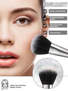 4/25件套化妆工具套装，包括：1个多功能拉链防水化妆包+20支化妆刷套装+2个化妆海绵+2个三角粉扑，化妆刷套装，化妆刷套装，化妆刷套装，全套化妆工具，化妆刷套装，化妆刷套装，化妆礼盒套装 - 黑色 - 查看 6